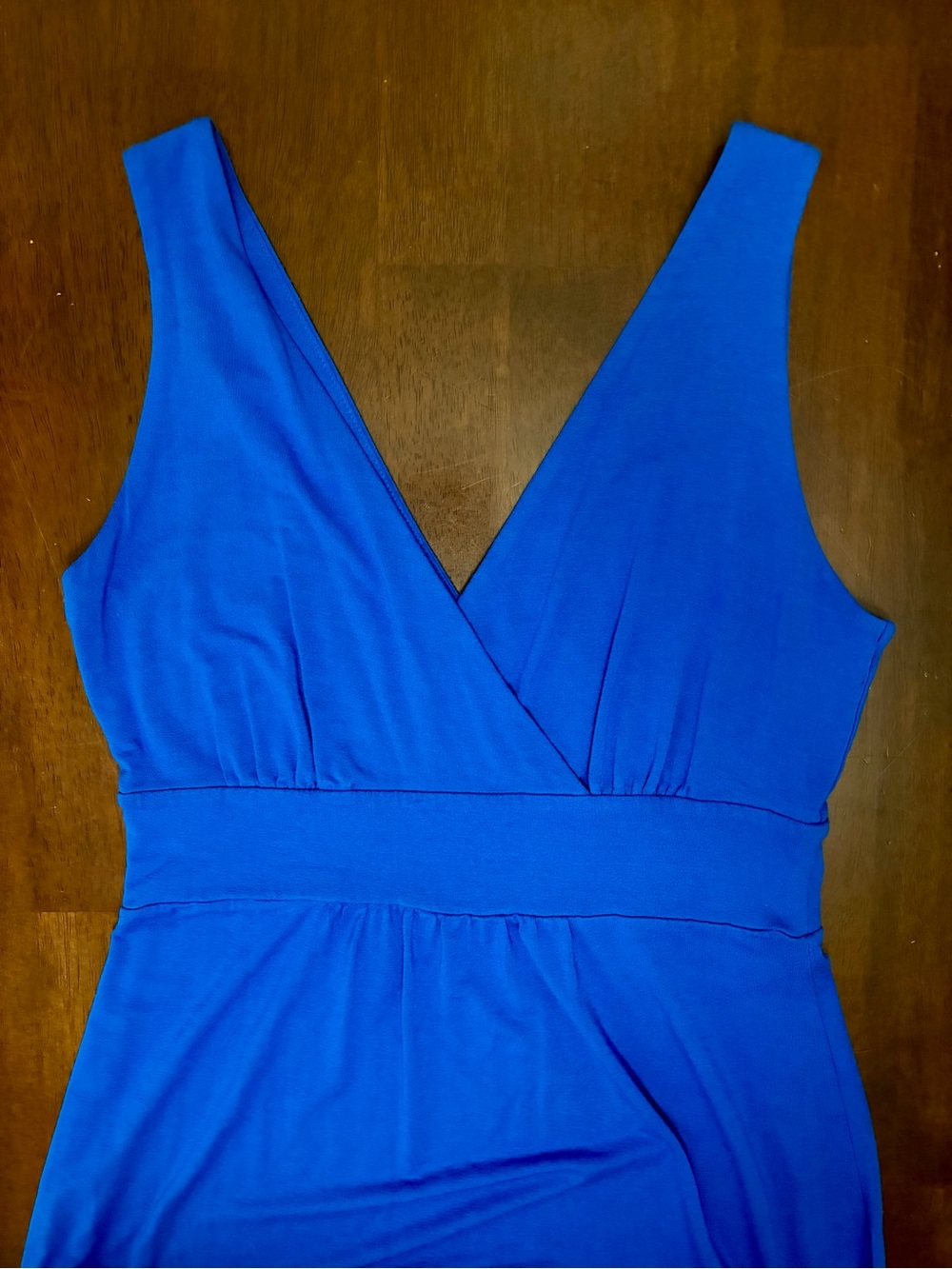 Willi Smith Royal Blue Rayon Blend Maxi Dress